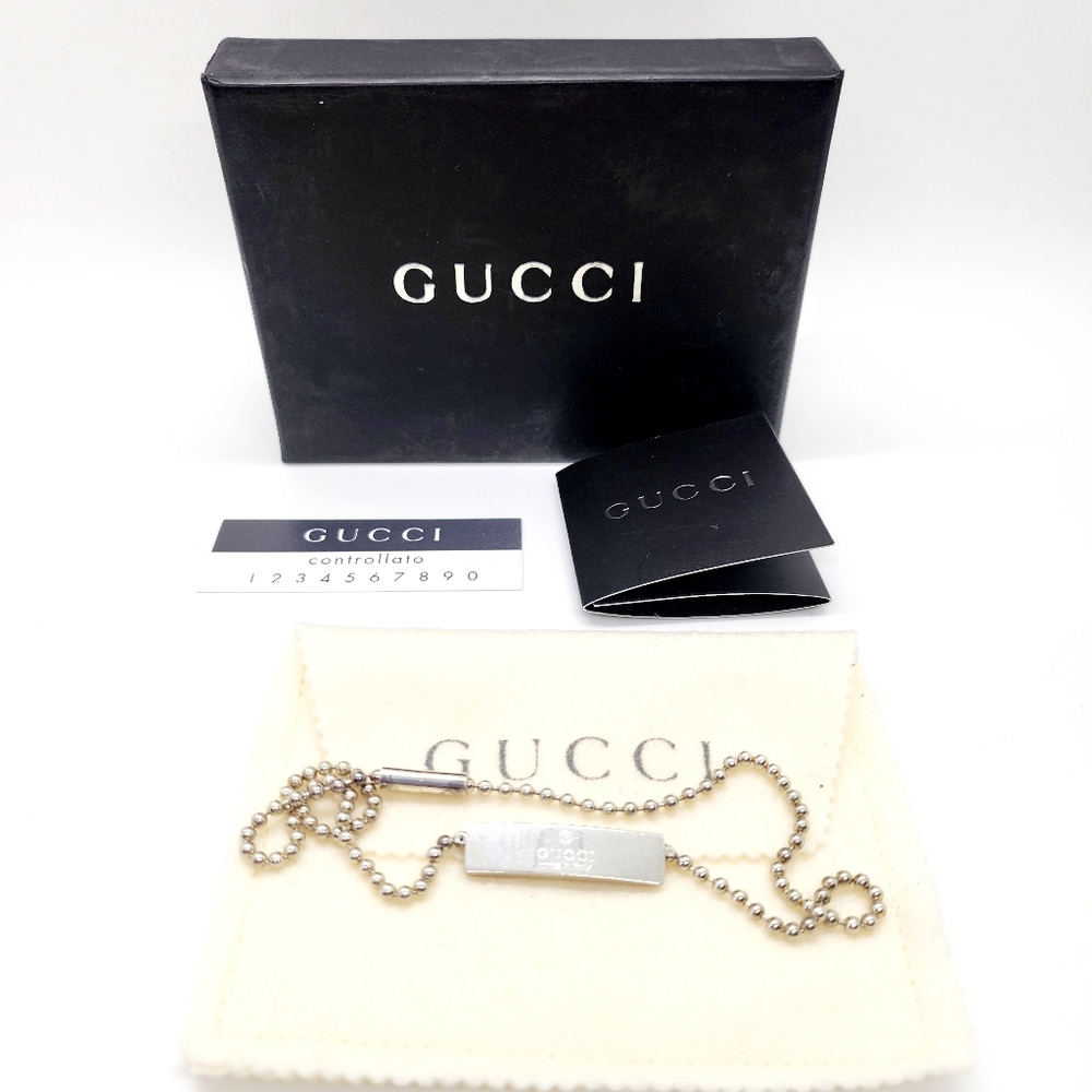 Gucci Sterling Silver Wrap Bracelet with Box
